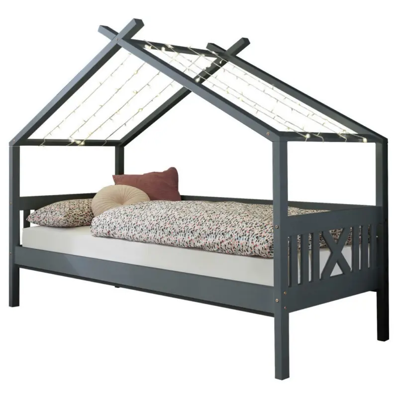 Hausbett 90/200 cm in Grau