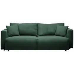 Schlafsofa in Kord Grün