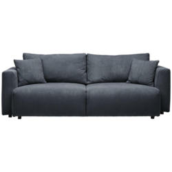 Schlafsofa in Kord Blaugrau