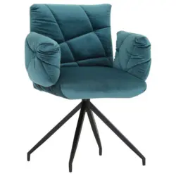 Armlehnstuhl in Velours