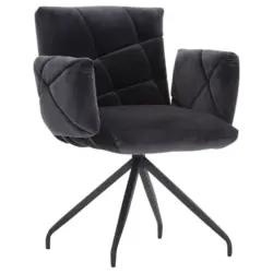 Armlehnstuhl in Velours