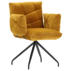 Armlehnstuhl in Velours