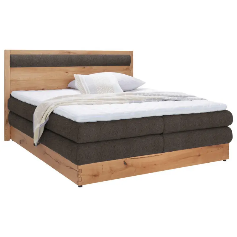 Boxspringbett 160/200 cm in Dunkelbraun
