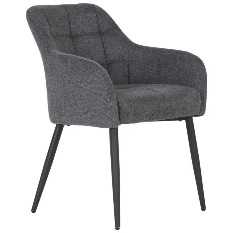 Armlehnstuhl in Eisen Webstoff