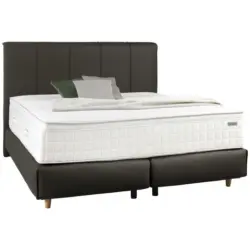 Boxspringbett 180/200 cm in Taupe