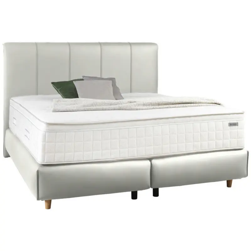 Boxspringbett 180/200 cm in Creme