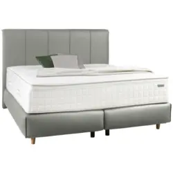 Boxspringbett 180/200 cm in Hellgrau