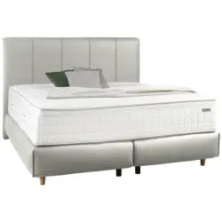 Boxspringbett 180/200 cm in Ecru