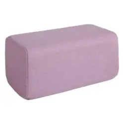 Sitzwürfel in Dunkelrosa Textil