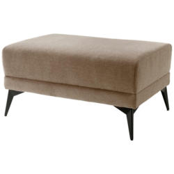 Hocker in Textil Beige