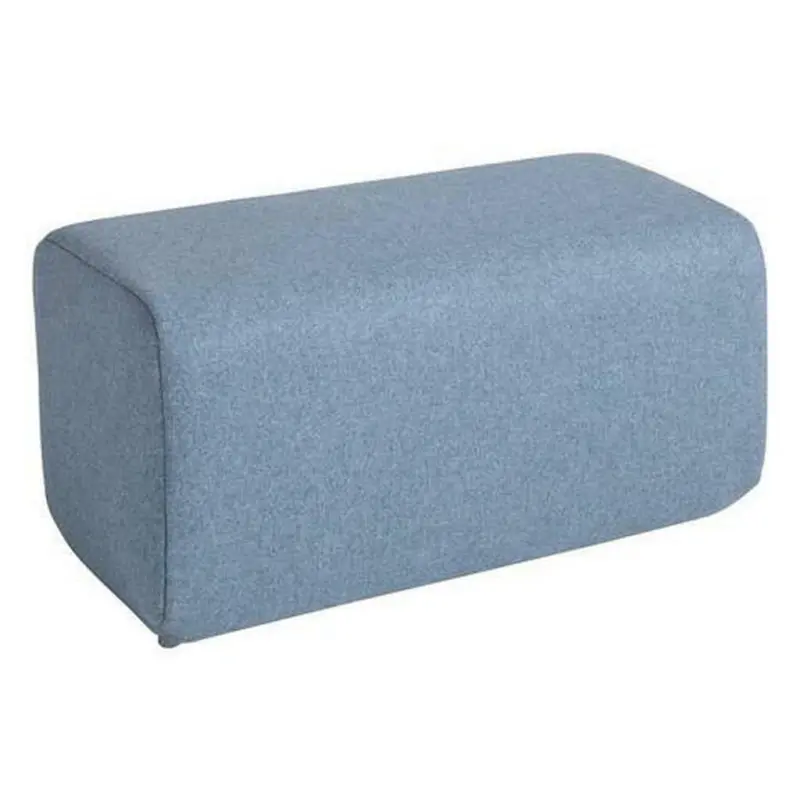 Sitzwürfel in Blau Textil