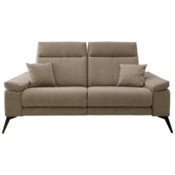 Zweisitzer-Sofa in Struktur Beige