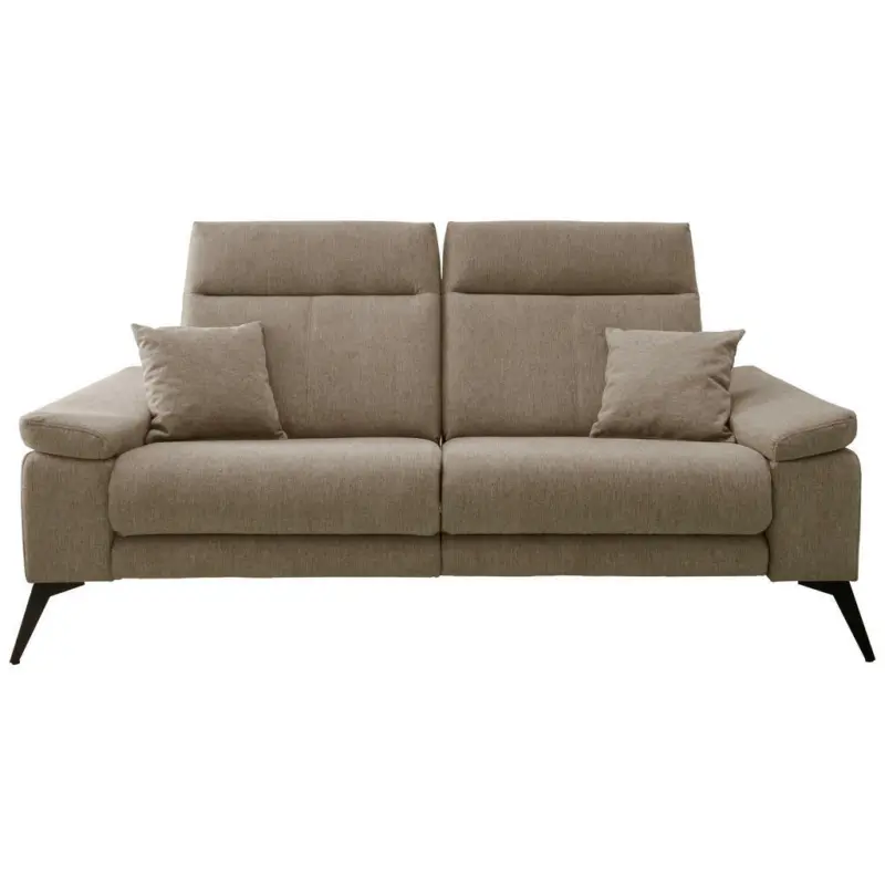 Dreisitzer-Sofa in Struktur Beige