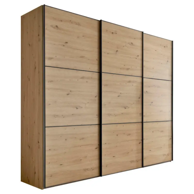 Schwebetürenschrank in Eiche Artisan