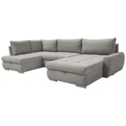 Wohnlandschaft in Velours Fango