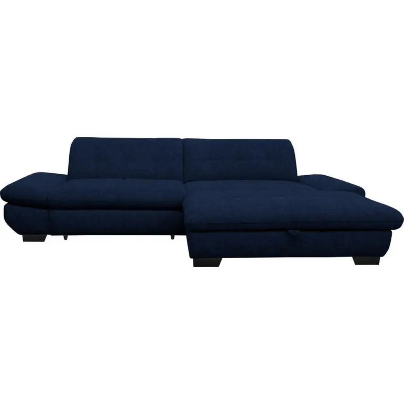 Ecksofa in Mikrofaser Blau