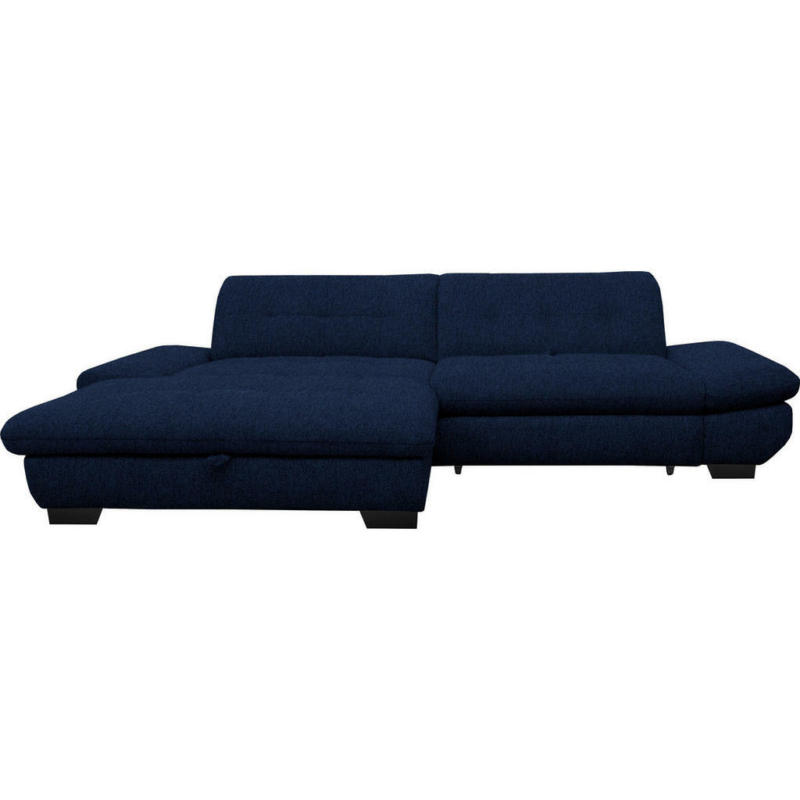 Ecksofa in Mikrofaser Blau