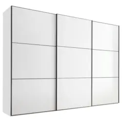 Schwebetürenschrank in Weiß