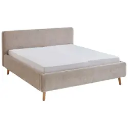 Polsterbett 180/200 cm in Beige