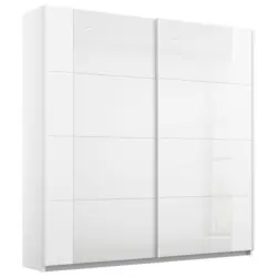 Schwebetürenschrank in Weiß