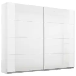 Schwebetürenschrank in Weiß