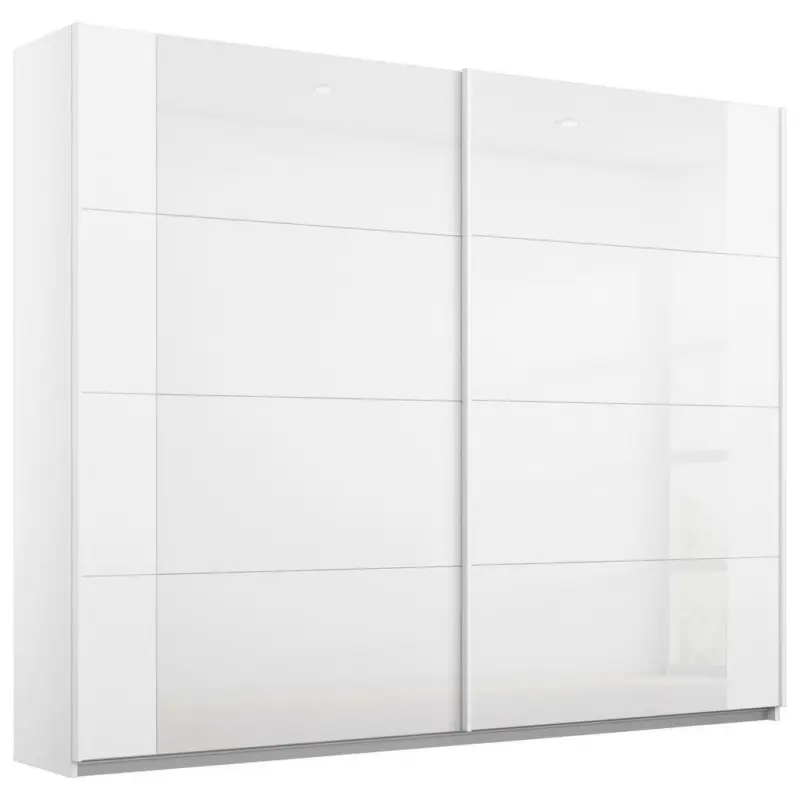 Schwebetürenschrank in Weiß
