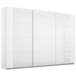 Schwebetürenschrank in Weiß