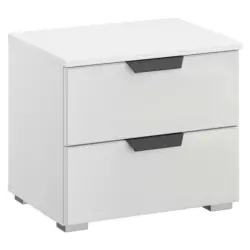 Nachtk&auml;stchen in Wei&szlig;