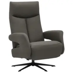 Relaxsessel in Textil Hellbraun