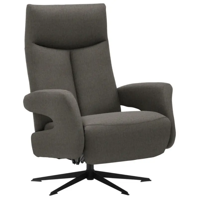 Relaxsessel in Textil Hellbraun