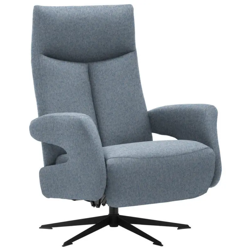 Relaxsessel in Textil Hellblau