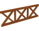Hornbach Brüstung Andreaskreuz SKAN HOLZ Fichte 270x84 cm nussbaum