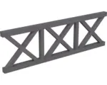 Hornbach Brüstung Andreaskreuz SKAN HOLZ Fichte 270x84 cm schiefergrau