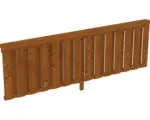 Hornbach Brüstung Deckelschalung SKAN HOLZ Douglasie 270x84 cm nussbaum