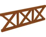 Hornbach Brüstung Andreaskreuz SKAN HOLZ Douglasie 270x84 cm nussbaum