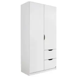 Kleiderschrank in Weiß