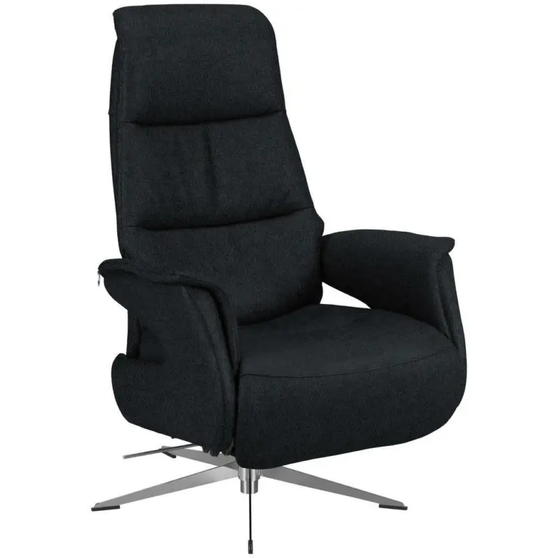 Relaxsessel in Leder Schwarz