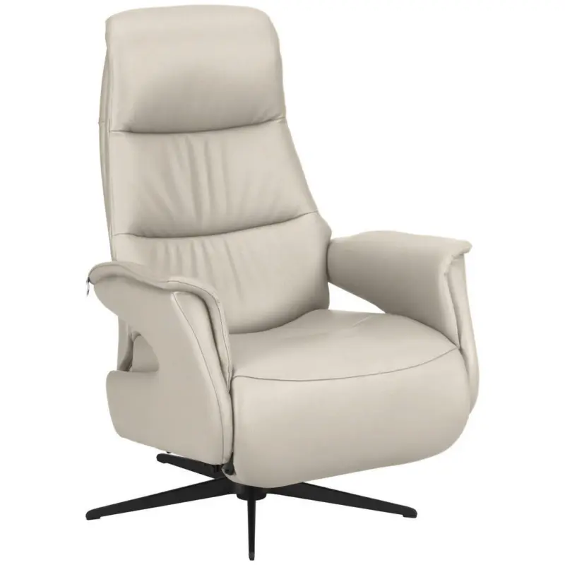 Relaxsessel in Leder Creme
