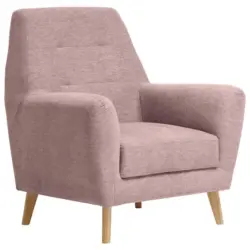 Sessel in Webstoff Rosa