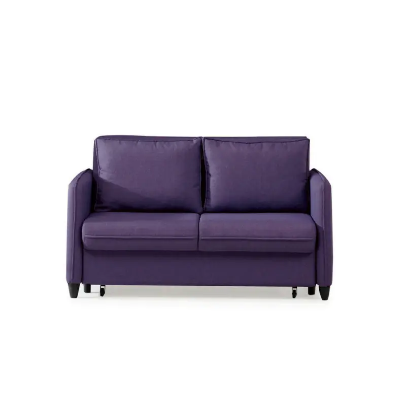 Schlafsofa in Webstoff Beere