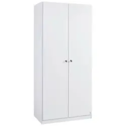 Dreht&uuml;renschrank in Wei&szlig;