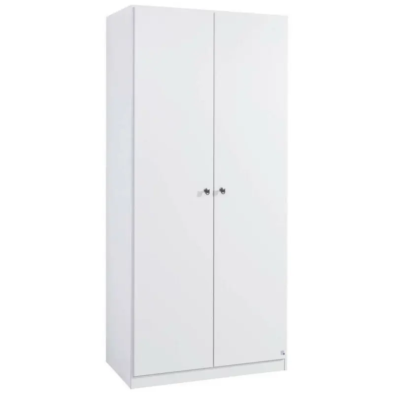 Dreht&uuml;renschrank in Wei&szlig;