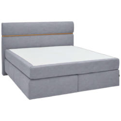 Boxspringbett 180/200 cm in Alufarben