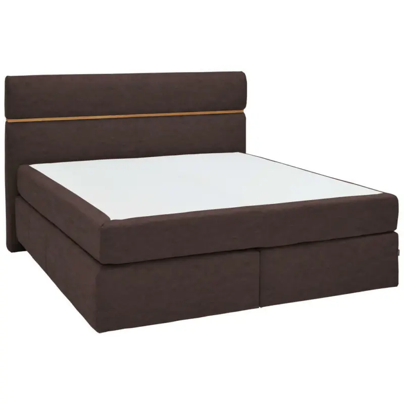 Boxspringbett 180/200 cm in Graubraun