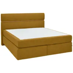 Boxspringbett 180/200 cm in Currygelb