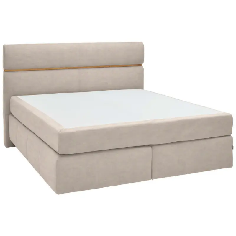 Boxspringbett 180/200 cm in Beige