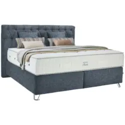 Boxspringbett 180/200 cm in Blau