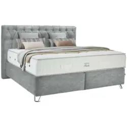 Boxspringbett 180/200 cm in Grau