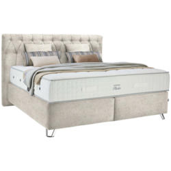 Boxspringbett 180/200 cm in Beige