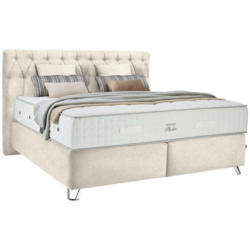 Boxspringbett 180/200 cm in Creme